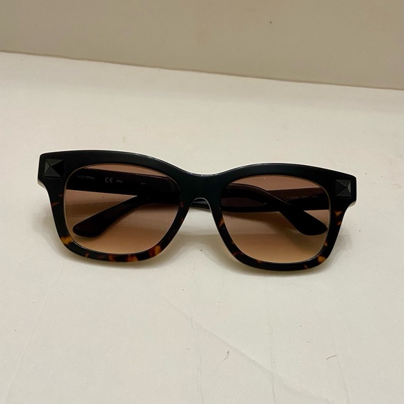 Valentino Brown Tortoise-Tan Sunglasses V670S 013 140 - Picture 9 of 11